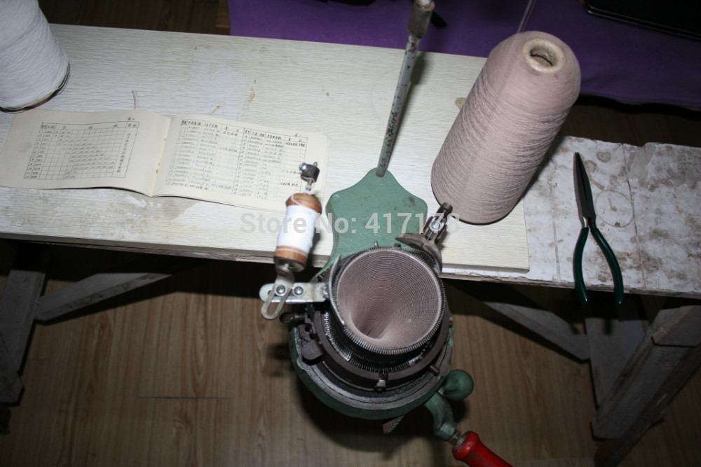 작업 반자동 양말 기계 나비 브랜드 손 양말 기계